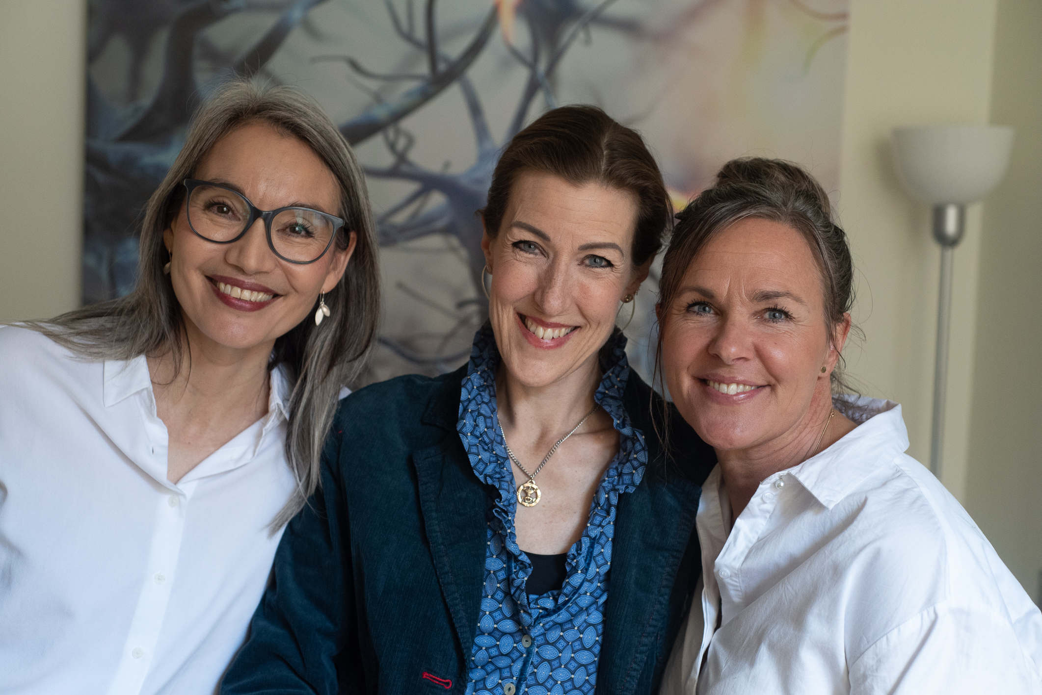 Jennifer Magnusson och Ingrid Almgren Sjölander på Psykologi med mera med samarbetspartnern Karin Öiestad