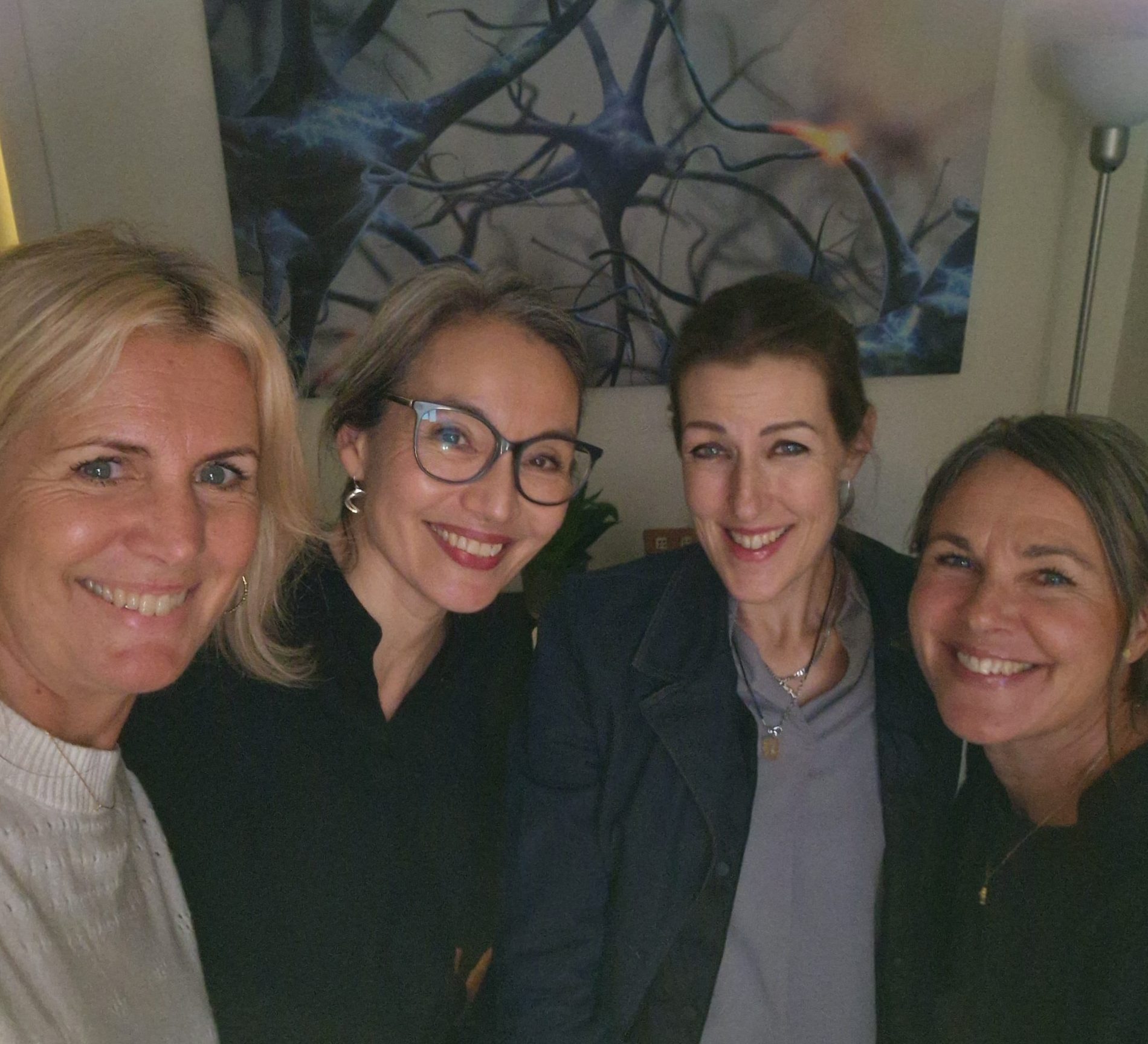 Jennie Skoglund Jennifer Magnusson Ingrid Almgren Sjölander Karin Öiestad på pmm kontorsfoto Jennie Skoglund, Jennifer Magnusson, Ingrid Almgren Sjölander & Karin Öiestad